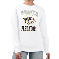 Nashville Predators G-III 4Her by Carl Banks Women's Team Logo Tri-Blend Fleece Pullover Sweatshirt -  NHL Sweatshirts