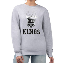 Los Angeles Kings G-III 4Her by Carl Banks Women's Team Logo Tri-Blend Fleece Pullover Sweatshirt -  NHL Sweatshirts