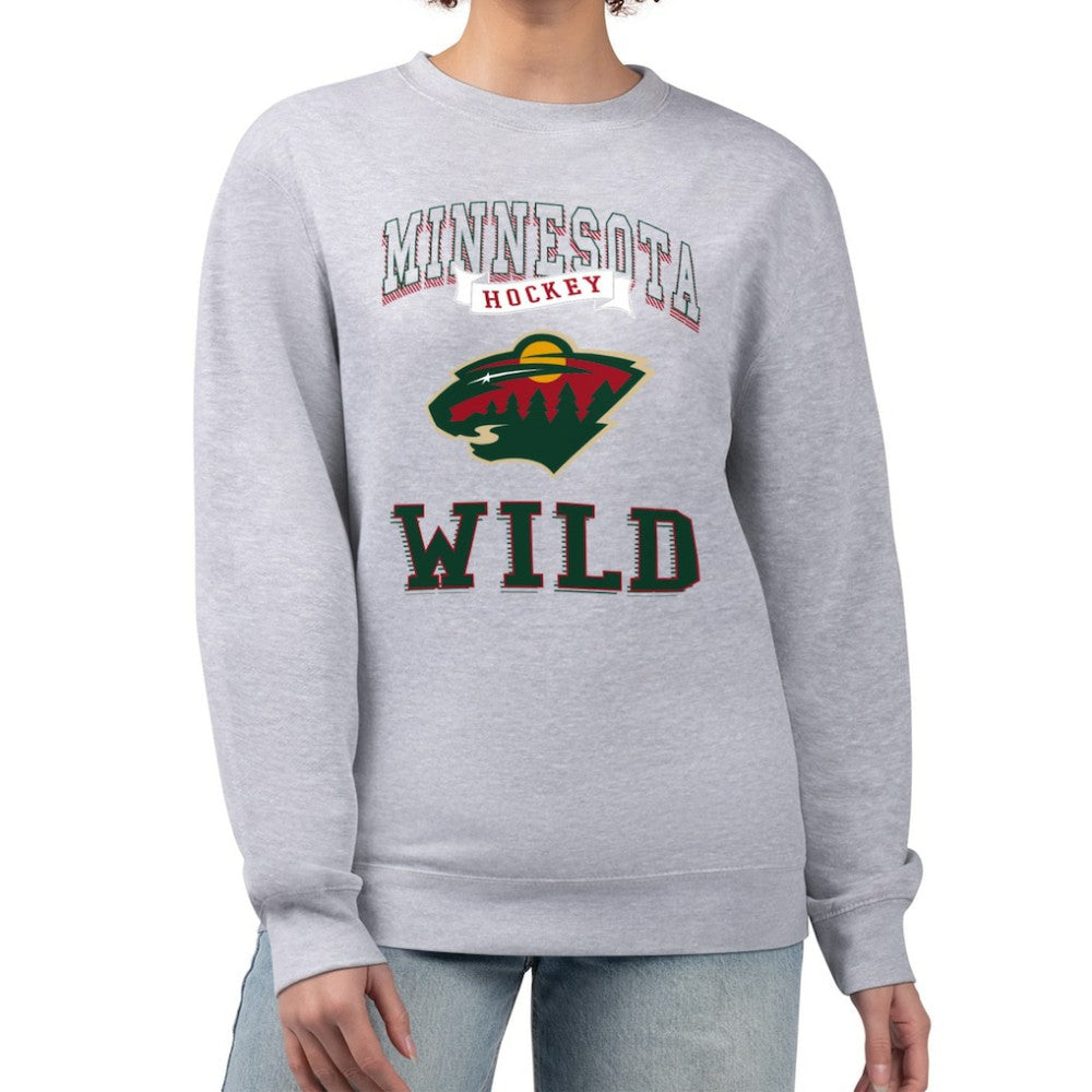 Minnesota Wild G-III 4Her by Carl Banks Women's Team Logo Tri-Blend Fleece Pullover Sweatshirt -  NHL Sweatshirts