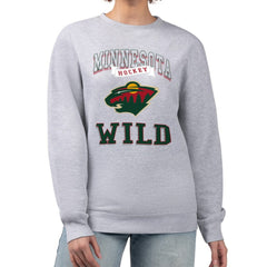 Minnesota Wild G-III 4Her by Carl Banks Women's Team Logo Tri-Blend Fleece Pullover Sweatshirt -  NHL Sweatshirts