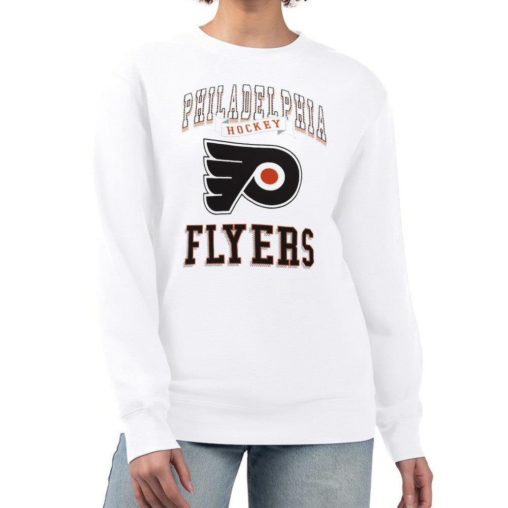 Philadelphia Flyers G-III 4Her by Carl Banks Women's Team Logo Tri-Blend Fleece Pullover Sweatshirt -  NHL Sweatshirts