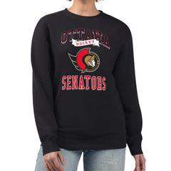 Ottawa Senators G-III 4Her by Carl Banks Women's Team Logo Tri-Blend Fleece Pullover Sweatshirt -  NHL Sweatshirts