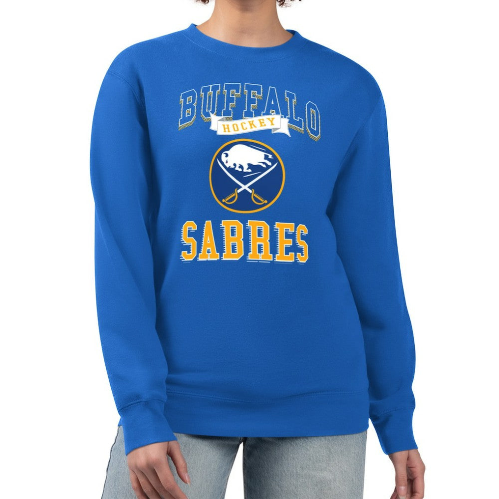 Buffalo Sabres G-III 4Her by Carl Banks Women's Team Logo Tri-Blend Fleece Pullover Sweatshirt -  NHL Sweatshirts