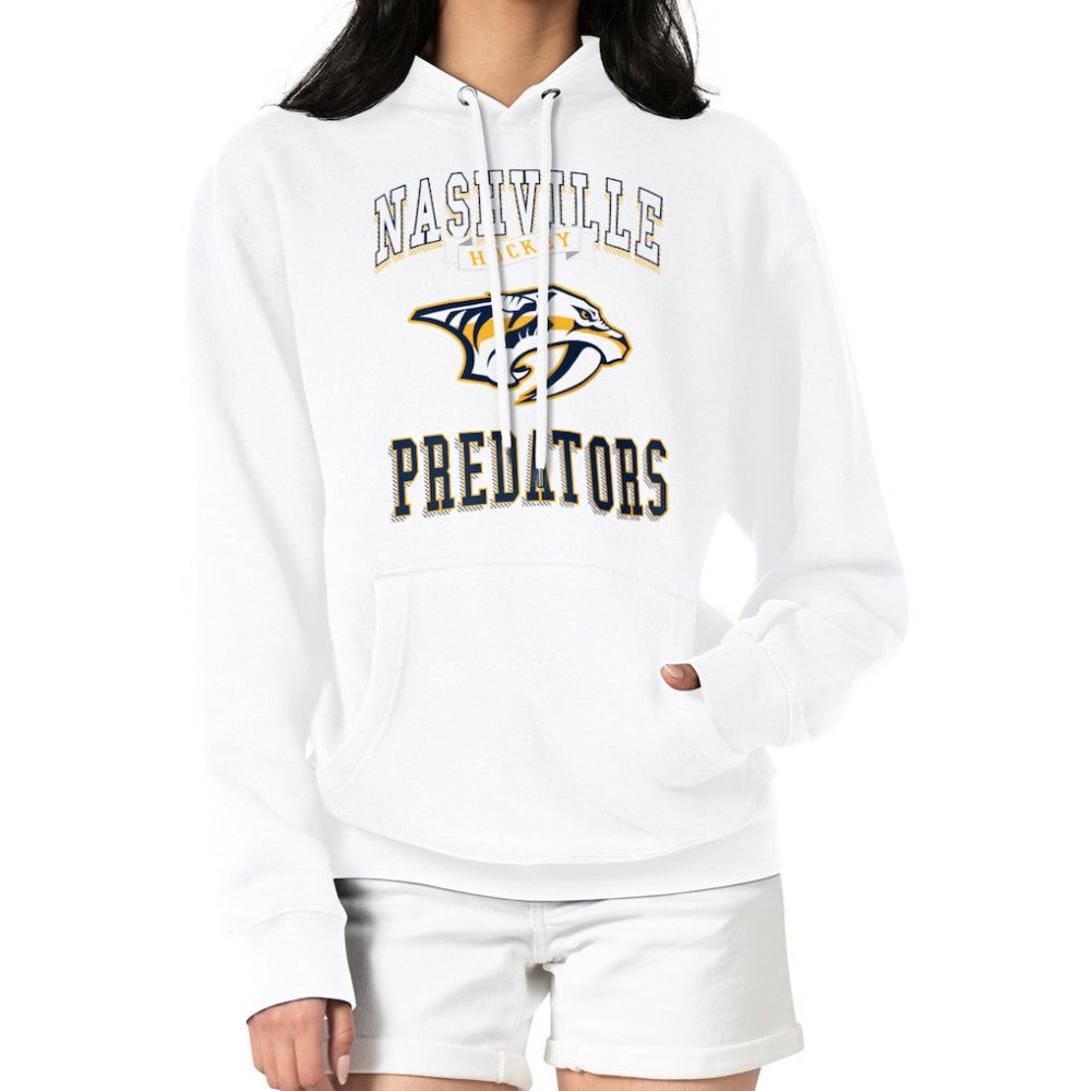 Nashville Predators G-III 4Her by Carl Banks Women's Team Logo Tri-Blend Fleece Pullover Hoodie -  NHL Hoodies