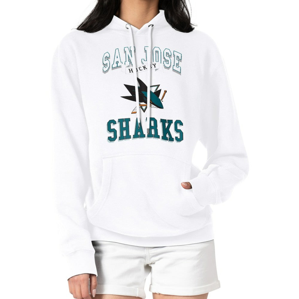 San Jose Sharks G-III 4Her by Carl Banks Women's Team Logo Tri-Blend Fleece Pullover Hoodie -  NHL Hoodies