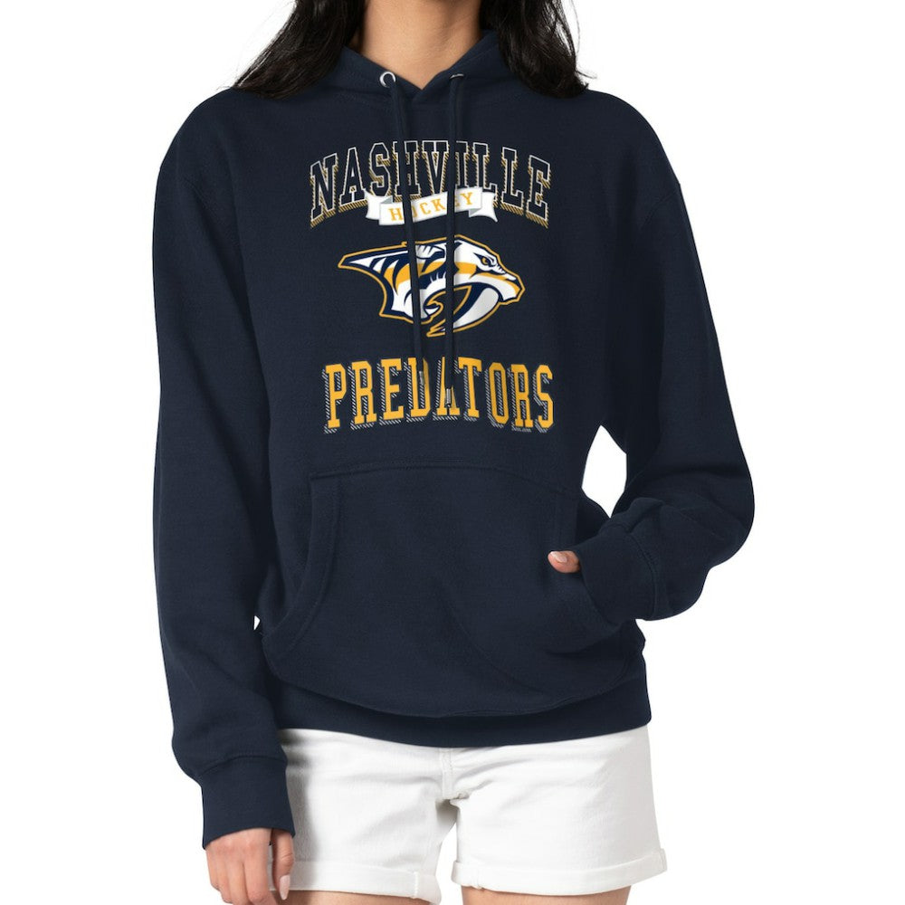 Nashville Predators G-III 4Her by Carl Banks Women's Team Logo Tri-Blend Fleece Pullover Hoodie -  NHL Hoodies