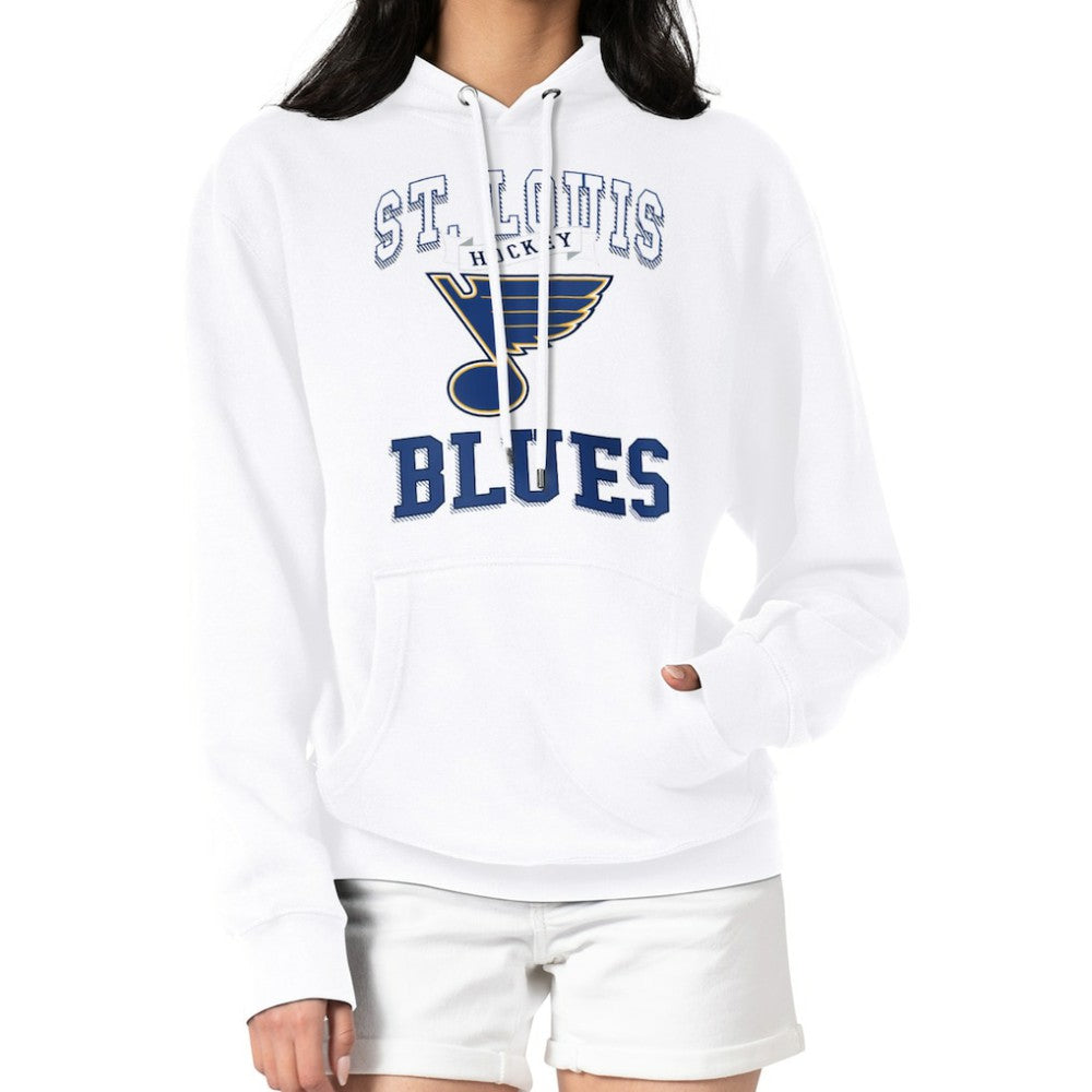 St. Louis Blues G-III 4Her by Carl Banks Women's Team Logo Tri-Blend Fleece Pullover Hoodie -  NHL Hoodies