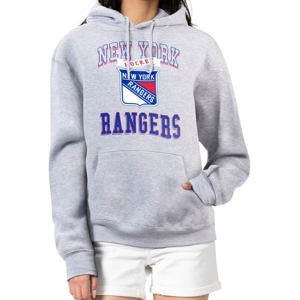 New York Rangers G-III 4Her by Carl Banks Women's Team Logo Tri-Blend Fleece Pullover Hoodie -  NHL Hoodies