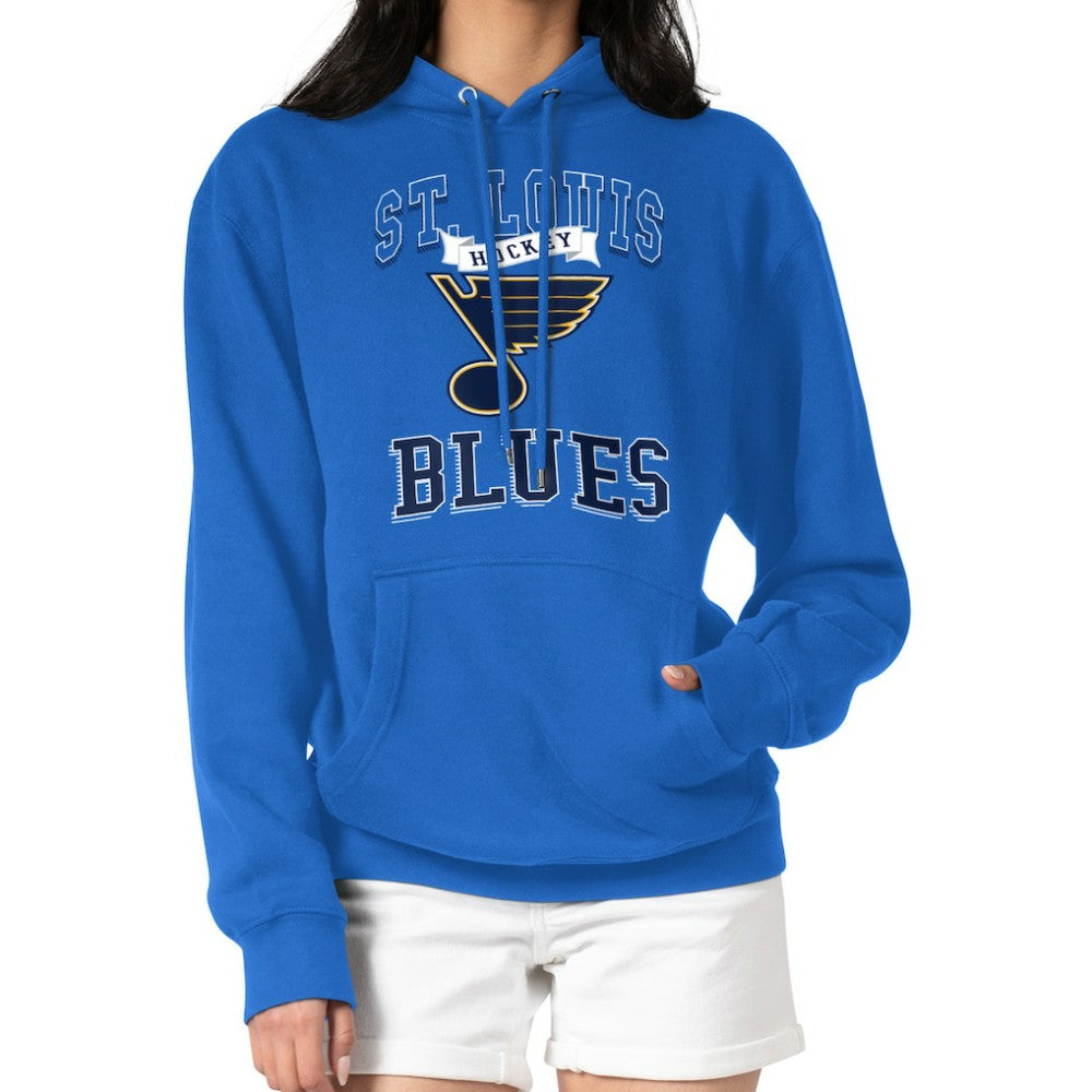 St. Louis Blues G-III 4Her by Carl Banks Women's Team Logo Tri-Blend Fleece Pullover Hoodie -  NHL Hoodies