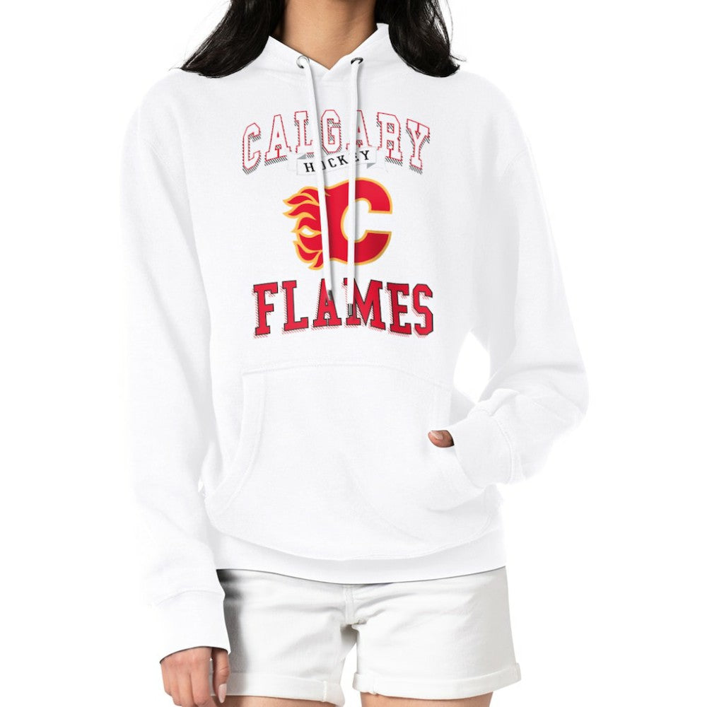 Calgary Flames G-III 4Her by Carl Banks Women's Team Logo Tri-Blend Fleece Pullover Hoodie -  NHL Hoodies