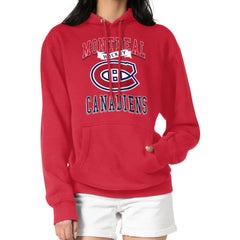 Montreal Canadiens G-III 4Her by Carl Banks Women's Team Logo Tri-Blend Fleece Pullover Hoodie -  NHL Hoodies