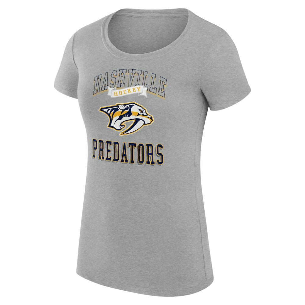 Nashville Predators G-III 4Her by Carl Banks Women's Super-Slim Fit Lightweight Team Logo Graphic T-Shirt -  NHL T-shirts