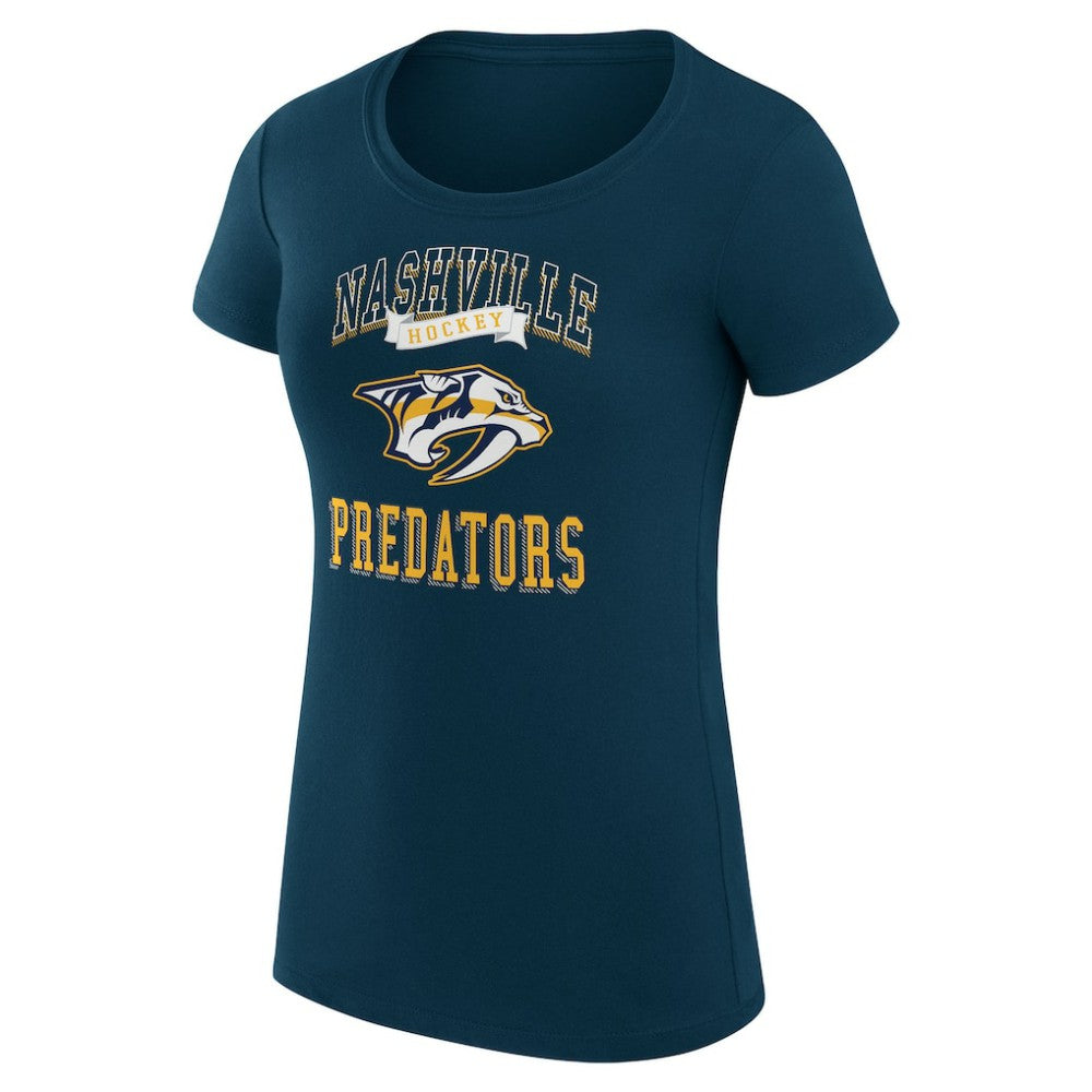 Nashville Predators G-III 4Her by Carl Banks Women's Super-Slim Fit Lightweight Team Logo Graphic T-Shirt -  NHL T-shirts