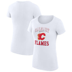 Calgary Flames G-III 4Her by Carl Banks Women's Super-Slim Fit Lightweight Team Logo Graphic T-Shirt -  NHL T-shirts