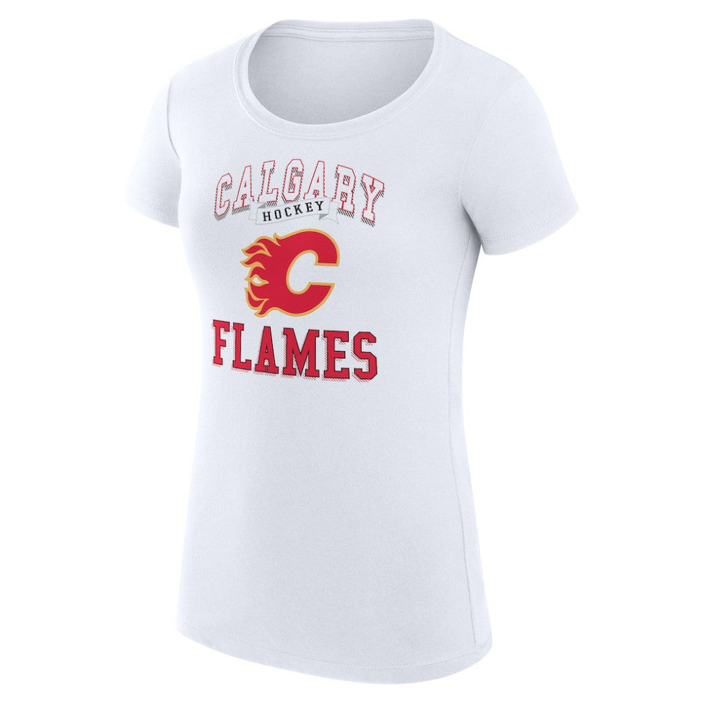 Calgary Flames G-III 4Her by Carl Banks Women's Super-Slim Fit Lightweight Team Logo Graphic T-Shirt -  NHL T-shirts