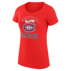 Montreal Canadiens G-III 4Her by Carl Banks Women's Super-Slim Fit Lightweight Team Logo Graphic T-Shirt -  NHL T-shirts