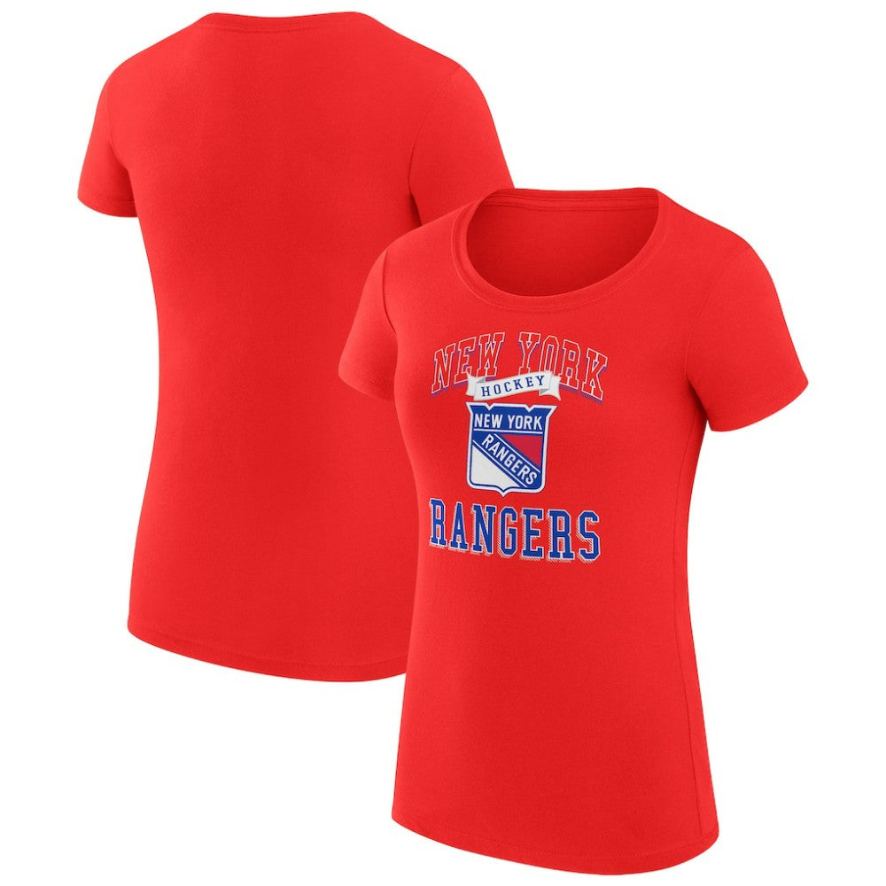 New York Rangers G-III 4Her by Carl Banks Women's Super-Slim Fit Lightweight Team Logo Graphic T-Shirt -  NHL T-shirts