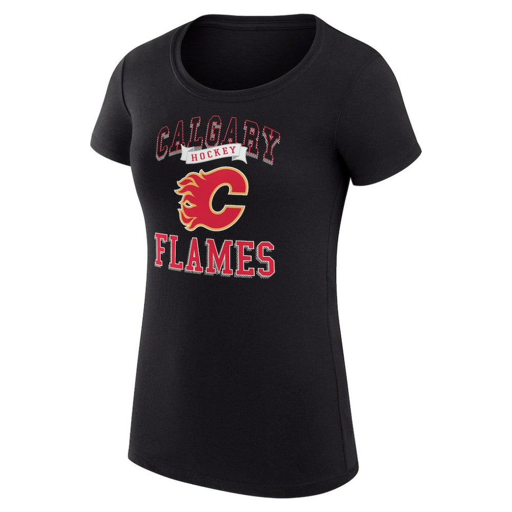 Calgary Flames G-III 4Her by Carl Banks Women's Super-Slim Fit Lightweight Team Logo Graphic T-Shirt -  NHL T-shirts