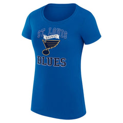 St. Louis Blues G-III 4Her by Carl Banks Women's Super-Slim Fit Lightweight Team Logo Graphic T-Shirt -  NHL T-shirts