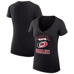 Carolina Hurricanes G-III 4Her by Carl Banks Women's Super-Slim Fit Lightweight Team Logo Graphic V-Neck T-Shirt -  NHL T-shirts