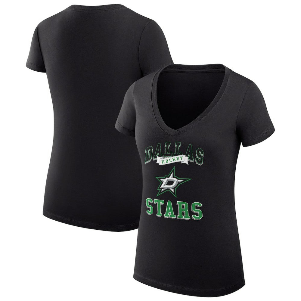 Dallas Stars G-III 4Her by Carl Banks Women's Super-Slim Fit Lightweight Team Logo Graphic V-Neck T-Shirt -  NHL T-shirts