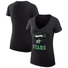 Dallas Stars G-III 4Her by Carl Banks Women's Super-Slim Fit Lightweight Team Logo Graphic V-Neck T-Shirt -  NHL T-shirts