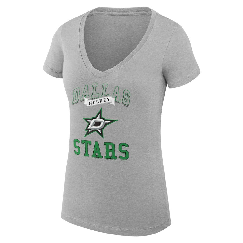 Dallas Stars G-III 4Her by Carl Banks Women's Super-Slim Fit Lightweight Team Logo Graphic V-Neck T-Shirt -  NHL T-shirts