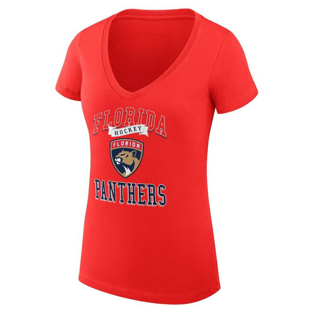 Florida Panthers G-III 4Her by Carl Banks Women's Super-Slim Fit Lightweight Team Logo Graphic V-Neck T-Shirt -  NHL T-shirts