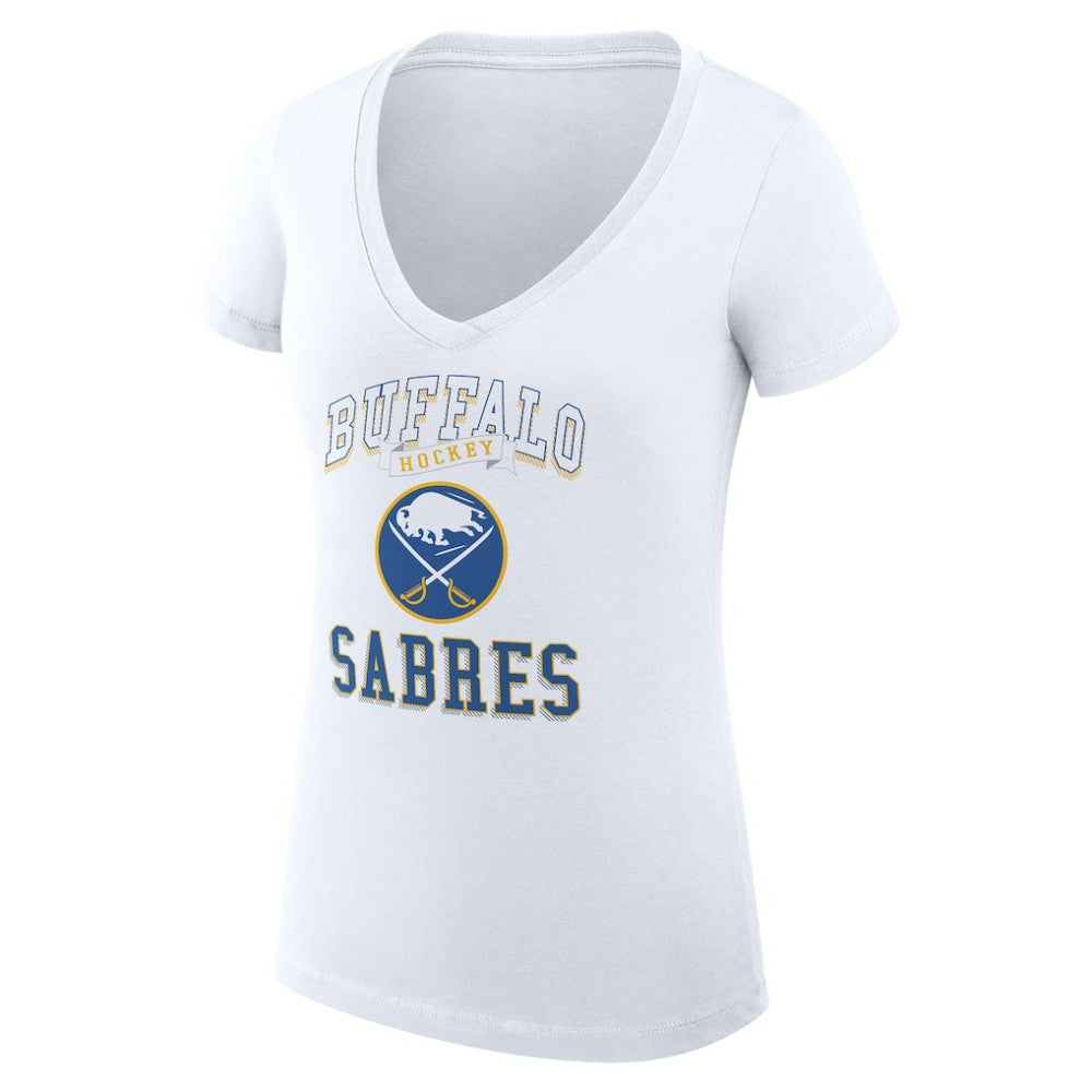 Buffalo Sabres G-III 4Her by Carl Banks Women's Super-Slim Fit Lightweight Team Logo Graphic V-Neck T-Shirt -  NHL T-shirts