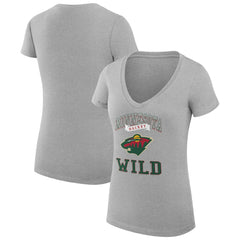 Minnesota Wild G-III 4Her by Carl Banks Women's Super-Slim Fit Lightweight Team Logo Graphic V-Neck T-Shirt -  NHL T-shirts