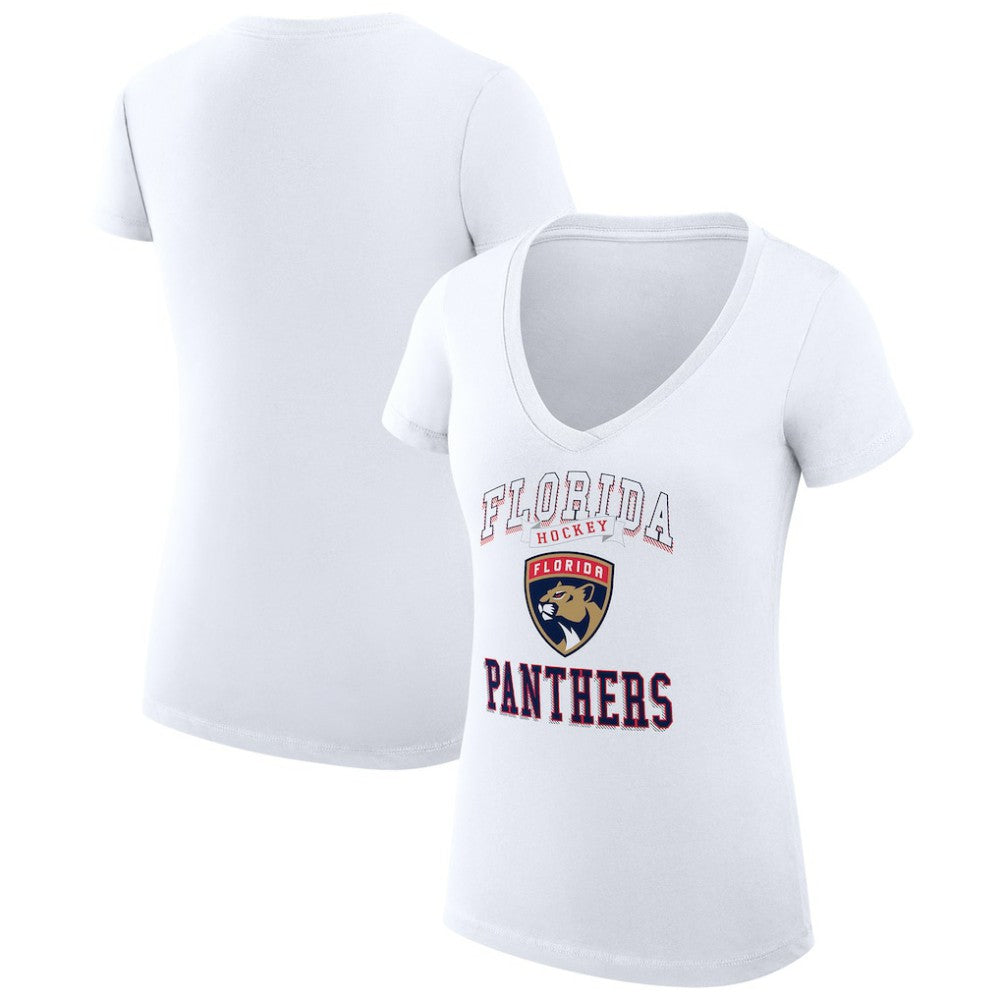 Florida Panthers G-III 4Her by Carl Banks Women's Super-Slim Fit Lightweight Team Logo Graphic V-Neck T-Shirt -  NHL T-shirts