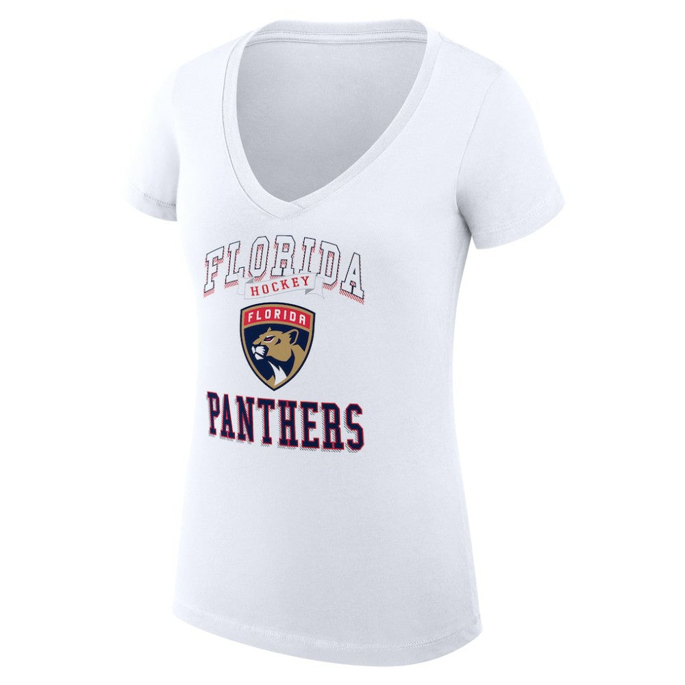 Florida Panthers G-III 4Her by Carl Banks Women's Super-Slim Fit Lightweight Team Logo Graphic V-Neck T-Shirt -  NHL T-shirts