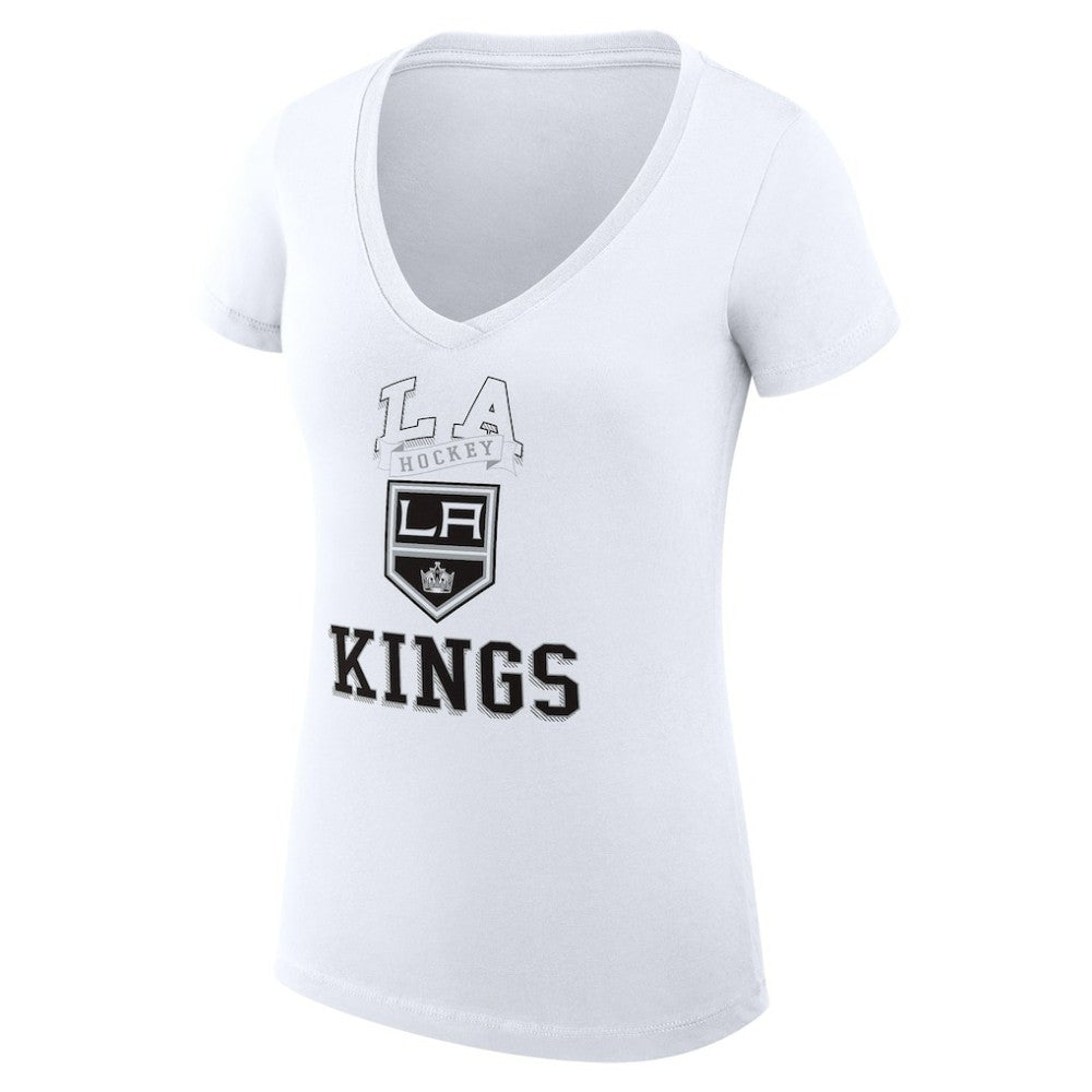 Los Angeles Kings G-III 4Her by Carl Banks Women's Super-Slim Fit Lightweight Team Logo Graphic V-Neck T-Shirt -  NHL T-shirts