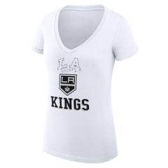 Los Angeles Kings G-III 4Her by Carl Banks Women's Super-Slim Fit Lightweight Team Logo Graphic V-Neck T-Shirt -  NHL T-shirts