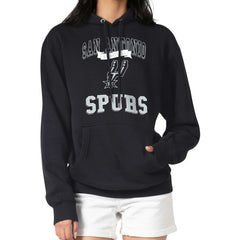 Black San Antonio Spurs G-III 4Her by Carl Banks Women's Graphic Fleece Pullover Hoodie | NBA