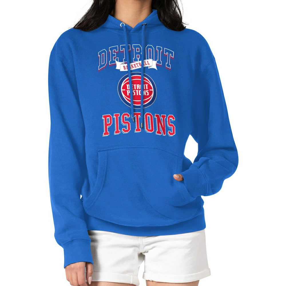 Blue Detroit Pistons G-III 4Her by Carl Banks Women's Graphic Fleece Pullover Hoodie sale | NBA