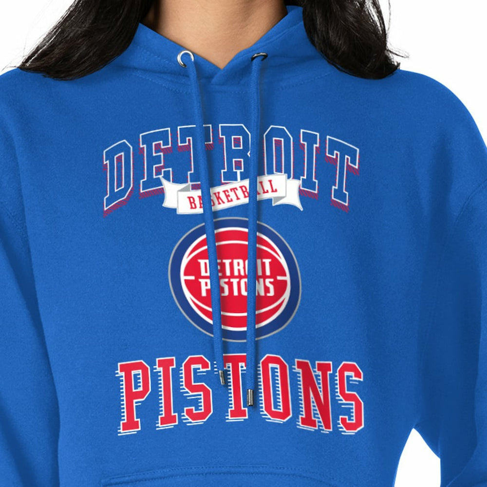 Blue Detroit Pistons G-III 4Her by Carl Banks Women's Graphic Fleece Pullover Hoodie sale | NBA