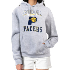 Heather Gray Indiana Pacers G-III 4Her by Carl Banks Women's Graphic Fleece Pullover Hoodie | NBA