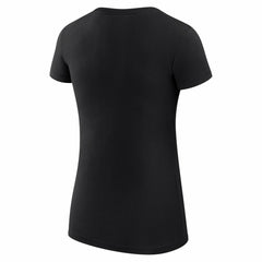 Black Milwaukee Bucks G-III 4Her by Carl Banks Women's Super-Slim Fit Lightweight Team Logo T-Shirt | NBA