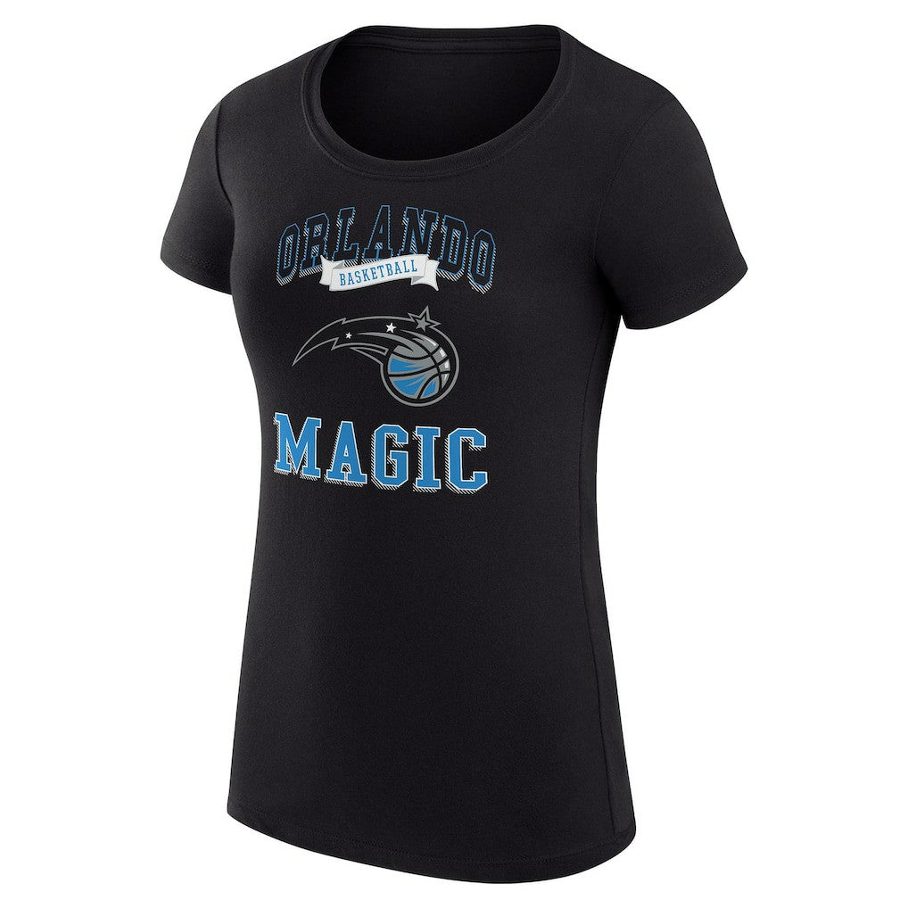Black Orlando Magic G-III 4Her by Carl Banks Women's Super-Slim Fit Lightweight Team Logo T-Shirt | NBA