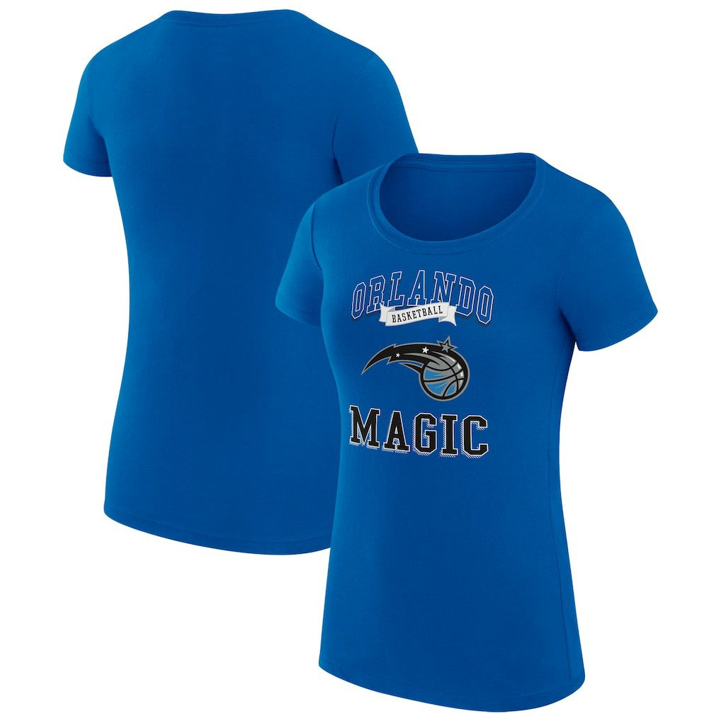 Blue Orlando Magic G-III 4Her by Carl Banks Women's Super-Slim Fit Lightweight Team Logo T-Shirt | NBA