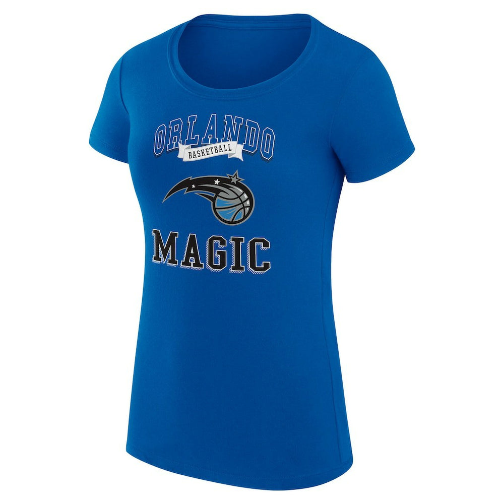 Blue Orlando Magic G-III 4Her by Carl Banks Women's Super-Slim Fit Lightweight Team Logo T-Shirt | NBA