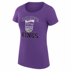 Purple Sacramento Kings G-III 4Her by Carl Banks Women's Super-Slim Fit Lightweight Team Logo T-Shirt | NBA