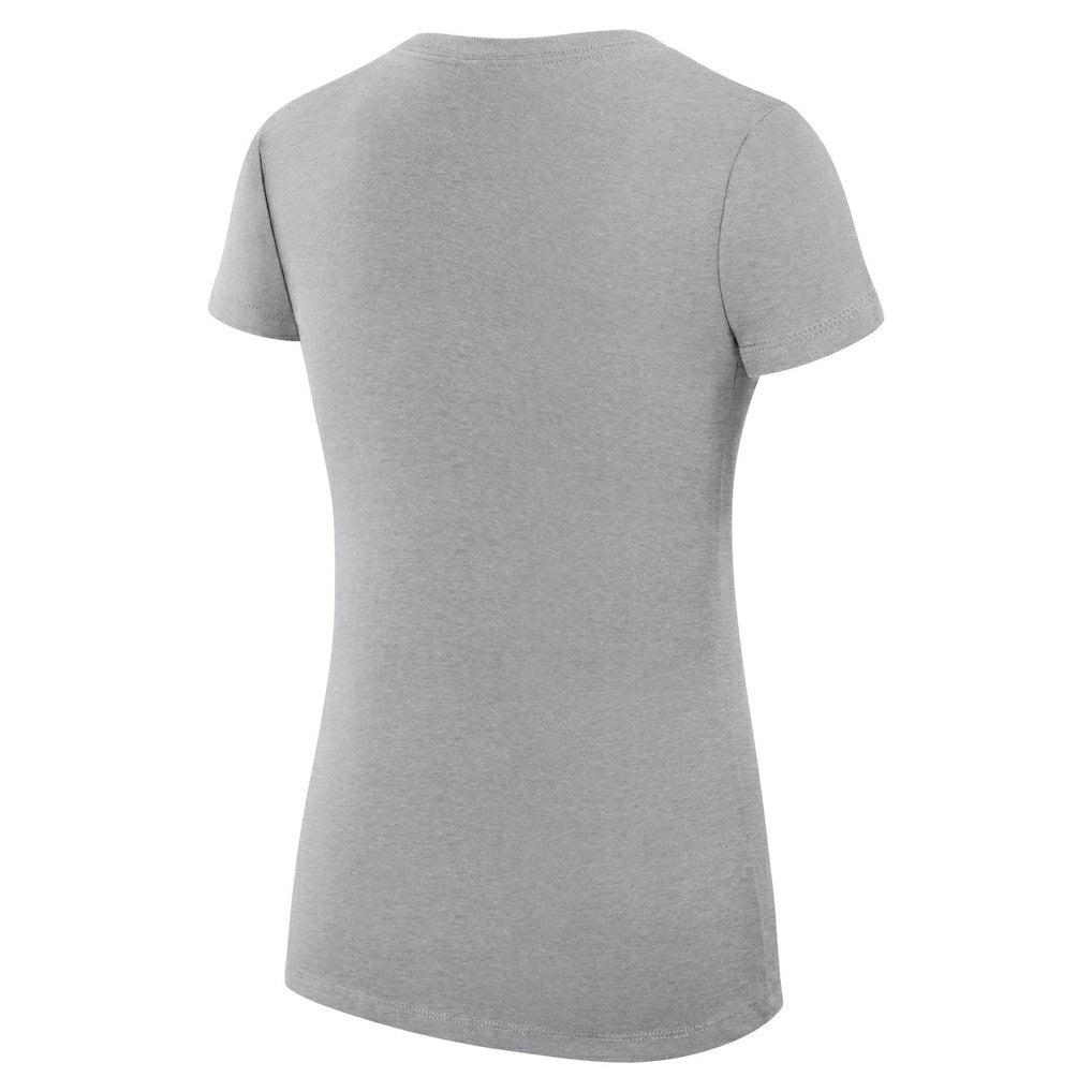 Heather Gray Cleveland Cavaliers G-III 4Her by Carl Banks Women's Super-Slim Fit Lightweight Team Logo V-Neck T-Shirt sale | NBA