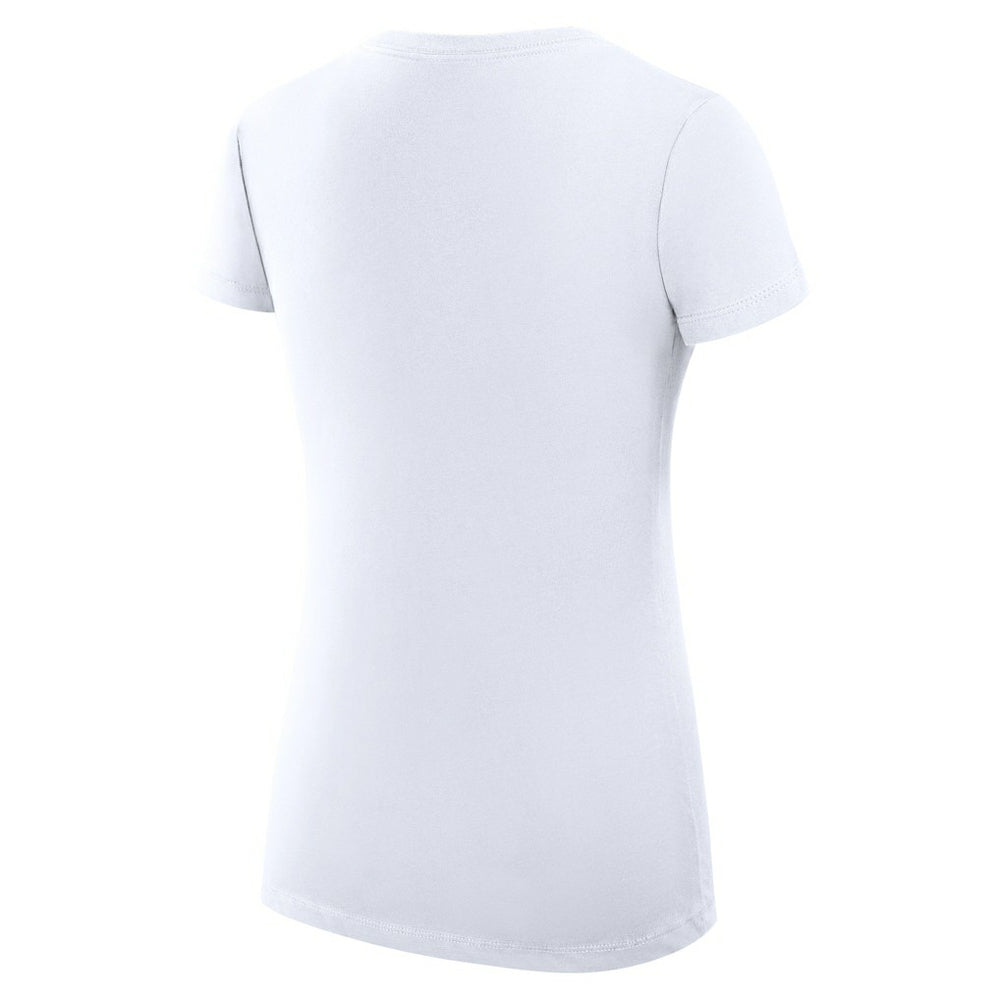 White Boston Celtics G-III 4Her by Carl Banks Women's Super-Slim Fit Lightweight Team Logo V-Neck T-Shirt | NBA