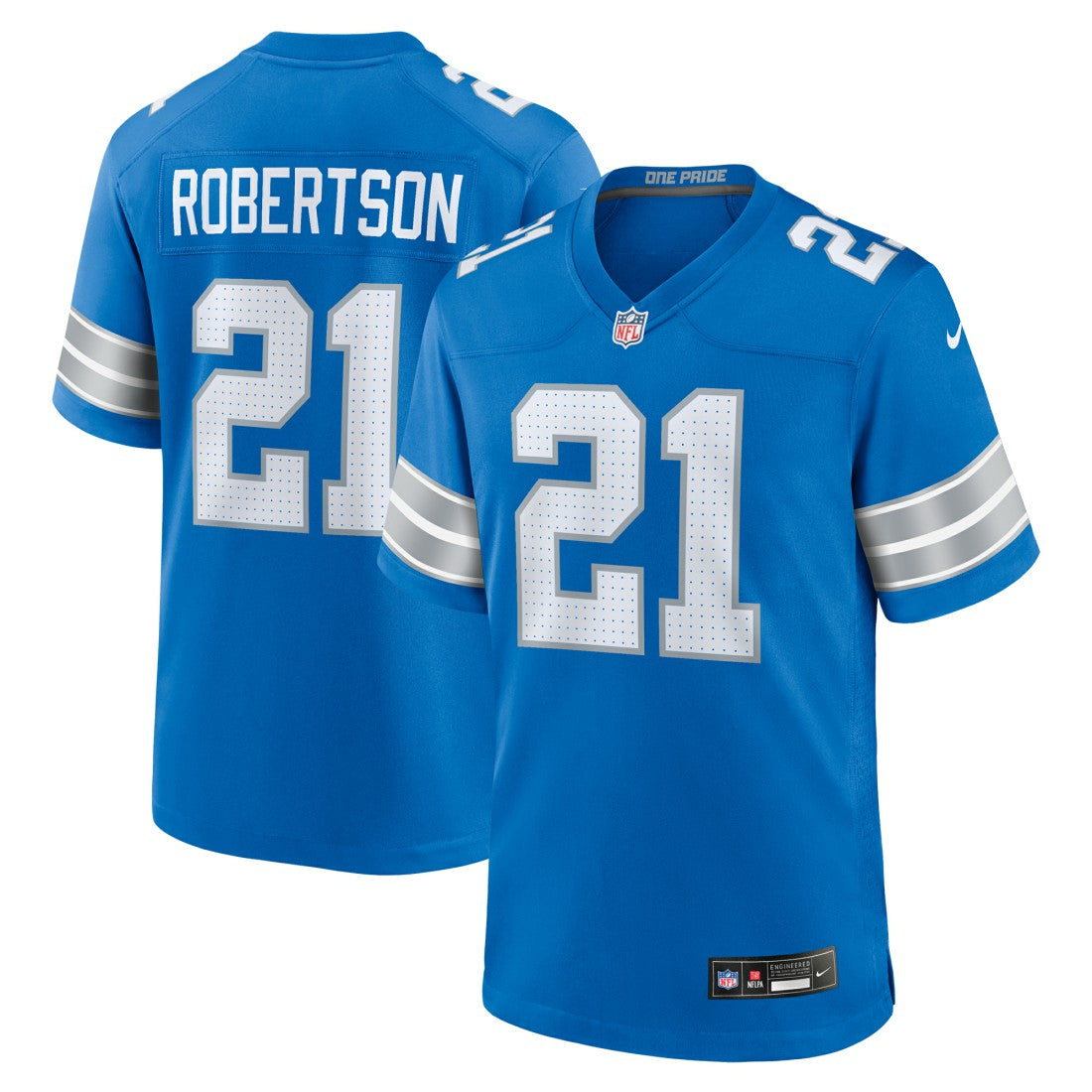 Detroit Lions Amik Robertson  Game Jersey | NFL Hot