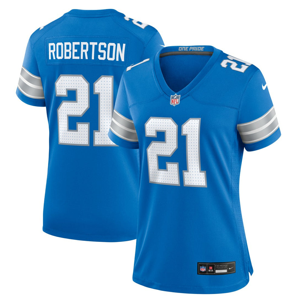 Detroit Lions Amik Robertson  Women's Team Game Jersey | NFL On sale