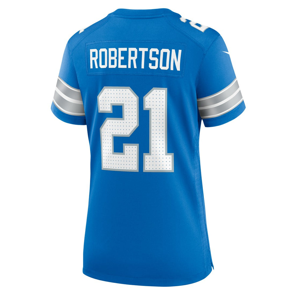 Detroit Lions Amik Robertson  Women's Team Game Jersey | NFL On sale