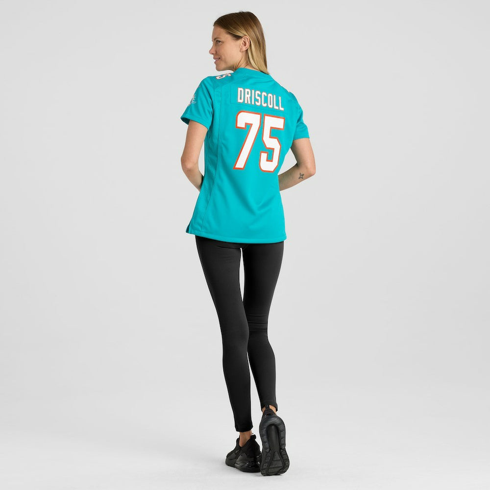 Miami Dolphins Jack Driscoll  Women's Team Game Jersey | NFL Sale