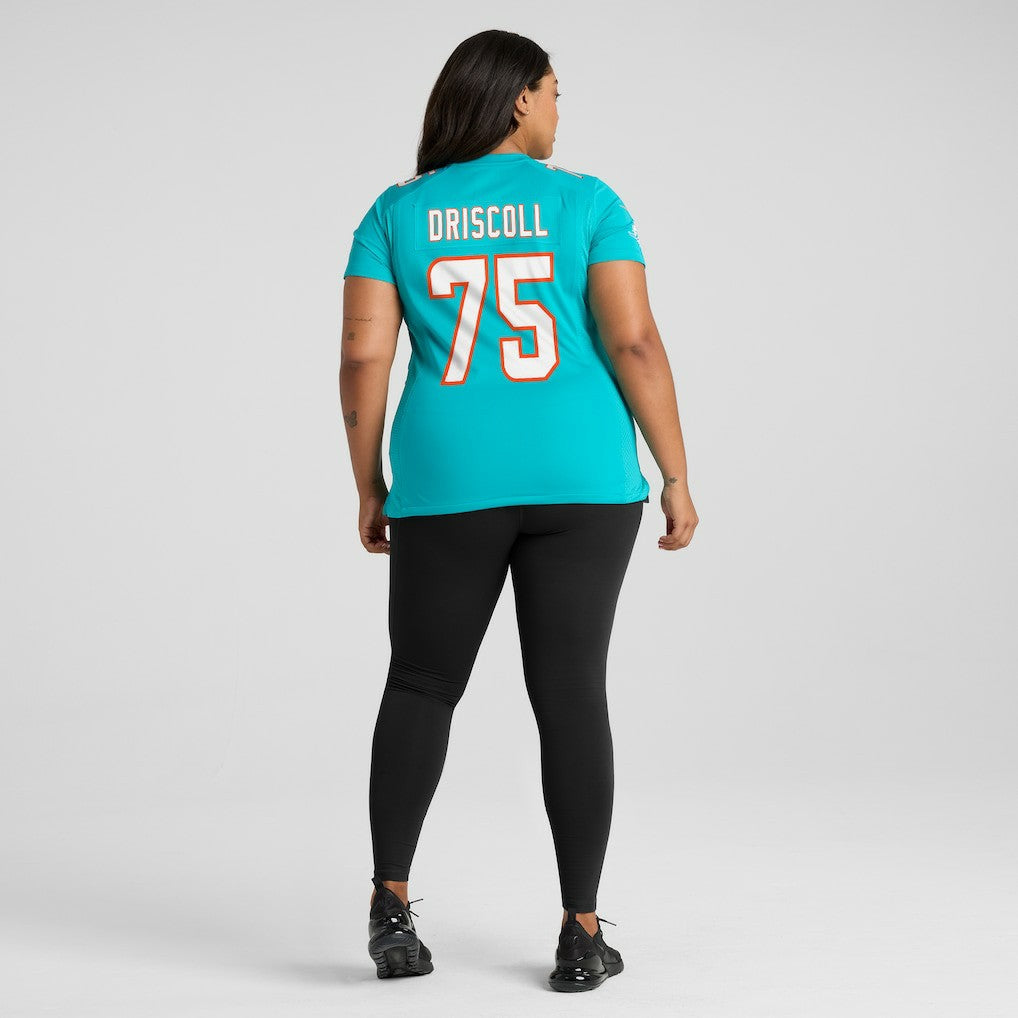 Miami Dolphins Jack Driscoll  Women's Team Game Jersey | NFL Sale